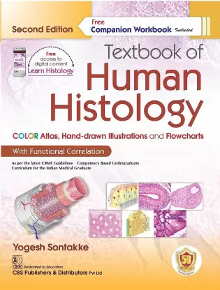 Textbook of Human Histology, Free Companion Workbook Included 2/ed  (Paperback, Yogesh Sontakke)