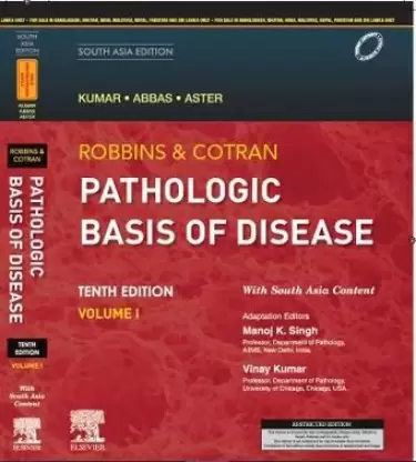 Robbins and Cotran Pathologic Basis of Disease (2 Volume Set) 10th South Asia Edition 2020 by Vinay Kumar