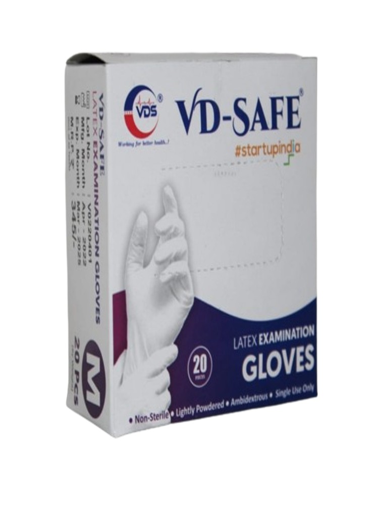 Examination gloves M size pack of 20