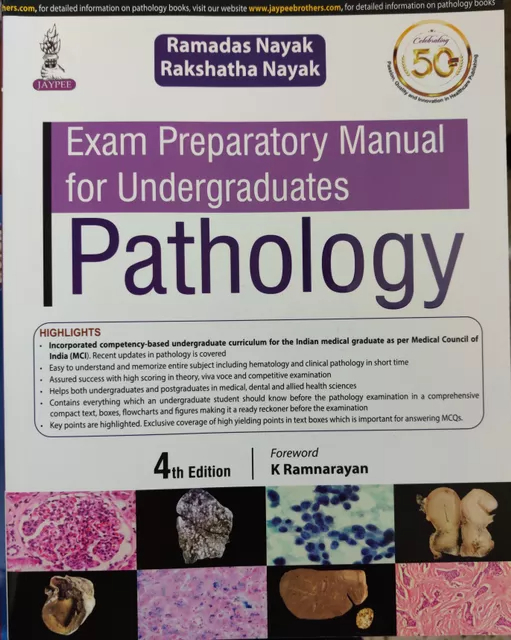 Exam Preparatory Manual for Undergraduates Pathology 4th Edition 2020 By Ramadas Nayak