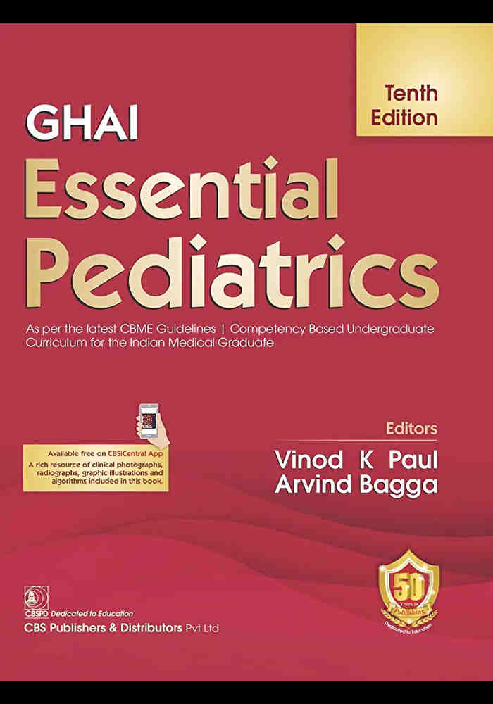 GHAI Essential Pediatrics 10th Ed. Tenth Edition - 25 March 2023