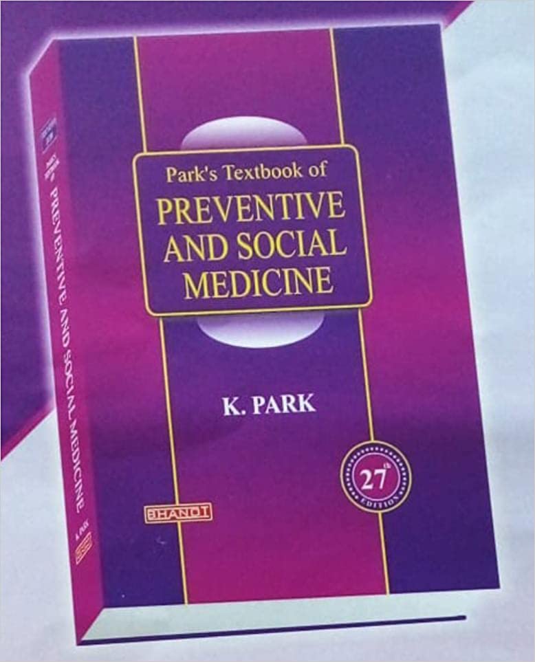 PARK'S TEXTBOOK OF PREVENTIVE AND SOCIAL MEDICINE 27th  EDITION 2023 Hardcover