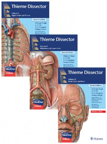Thieme Dissector Anatomy vol 1,2,3