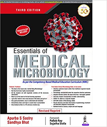 Essentials of Medical Microbiology 3rd Edition 2020 by Apurba S Sastry